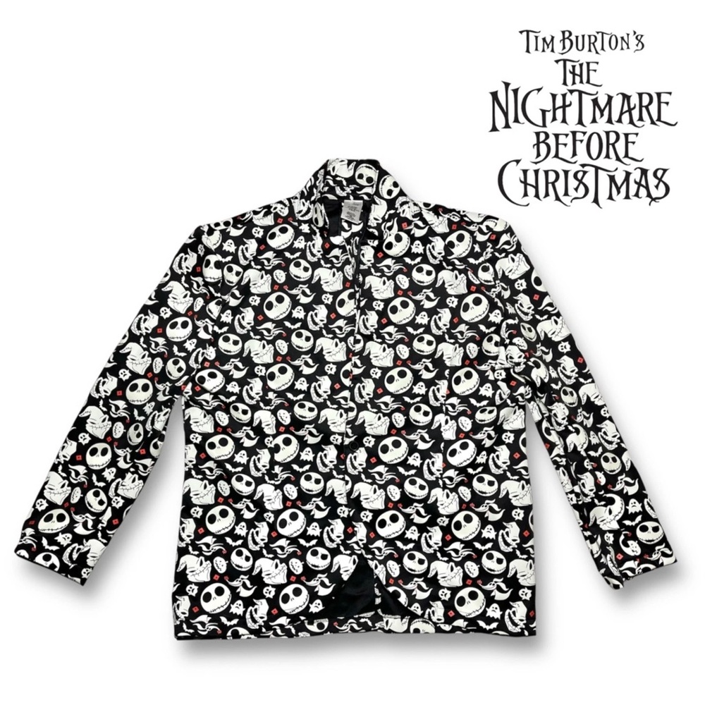 GLOW IN DARK The Nightmare Before Christmas Jack Skellington Blazer L/XL Jacket